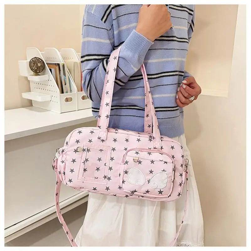 New Design Jk Bapa Large Capaci Single Oulder Crossbody Bag For Women Casual Pure Color Leisure Youth Bag Handbag Tote Bags Oasis Select