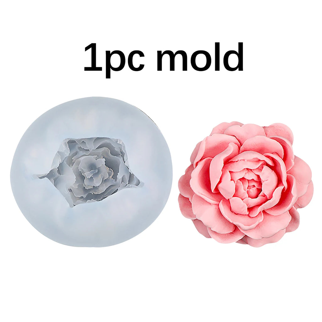 Flower Molds Silicone Moldes Para Velas Flexible Aromatherapy Candle Making Mold Jasmine Scented Candles Also Resin Gypsum Oasis Select 1pc