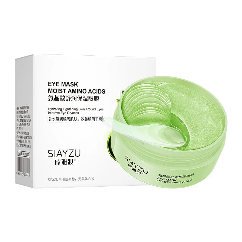 60-Pack Hyaluronic Acid Collagen Eye Masks – Dark Circles & Bags Eye Mask Patches Oasis Select Amino Acid