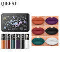 QiBest Halloween Matte Liquid Lipstick Set – 6 Bold Colors