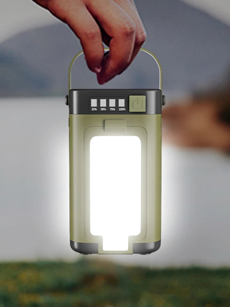 Shunmaii Solar Camping Lantern – Foldable Rechargeable LED Light Solar Camping Lantern Oasis Select