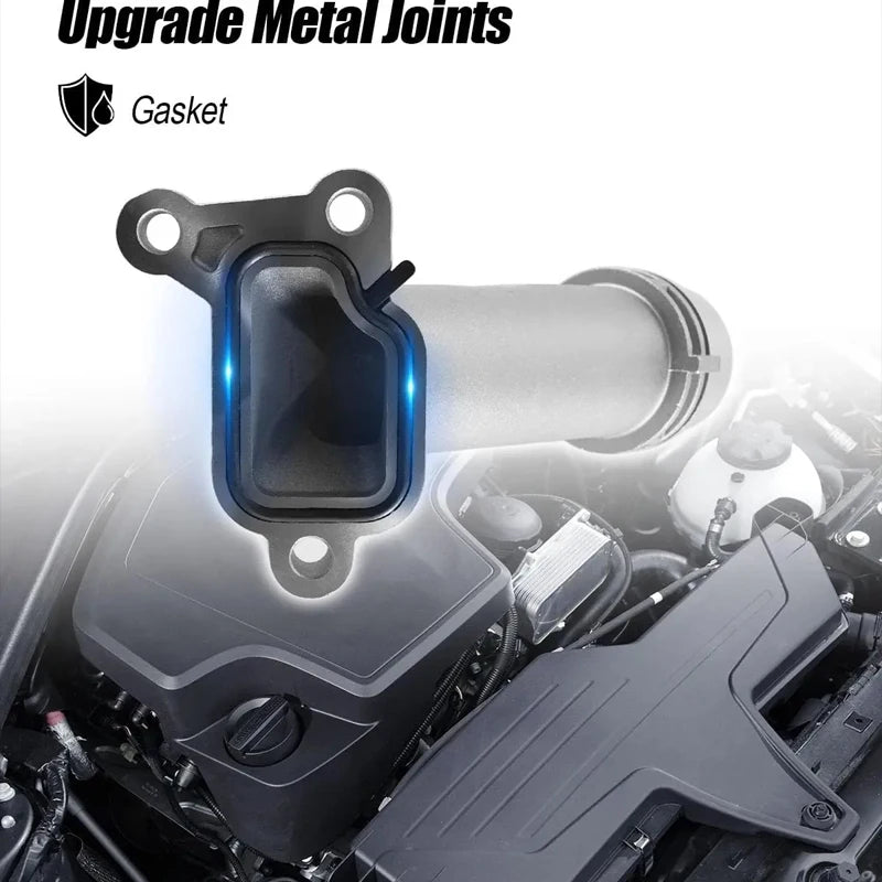 For BMW Engine Block Water Pipe Adapter 11127810707 Precision Aluminum Cooling System Pipe Joint for BMW1 3 5 Series X1 X3 X5 X6 Oasis Select