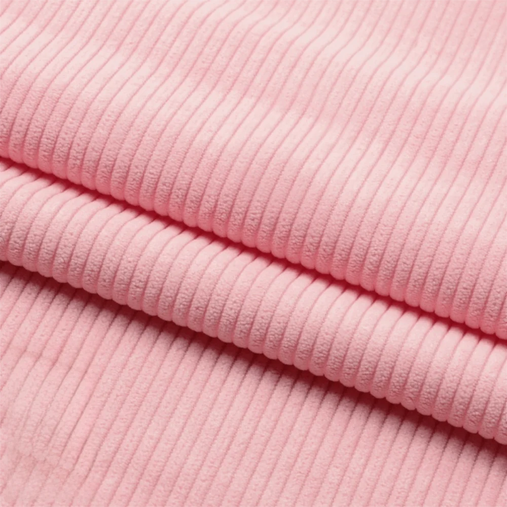 100×155cm Corduroy Fabric – Solid & Striped DIY Sewing Material