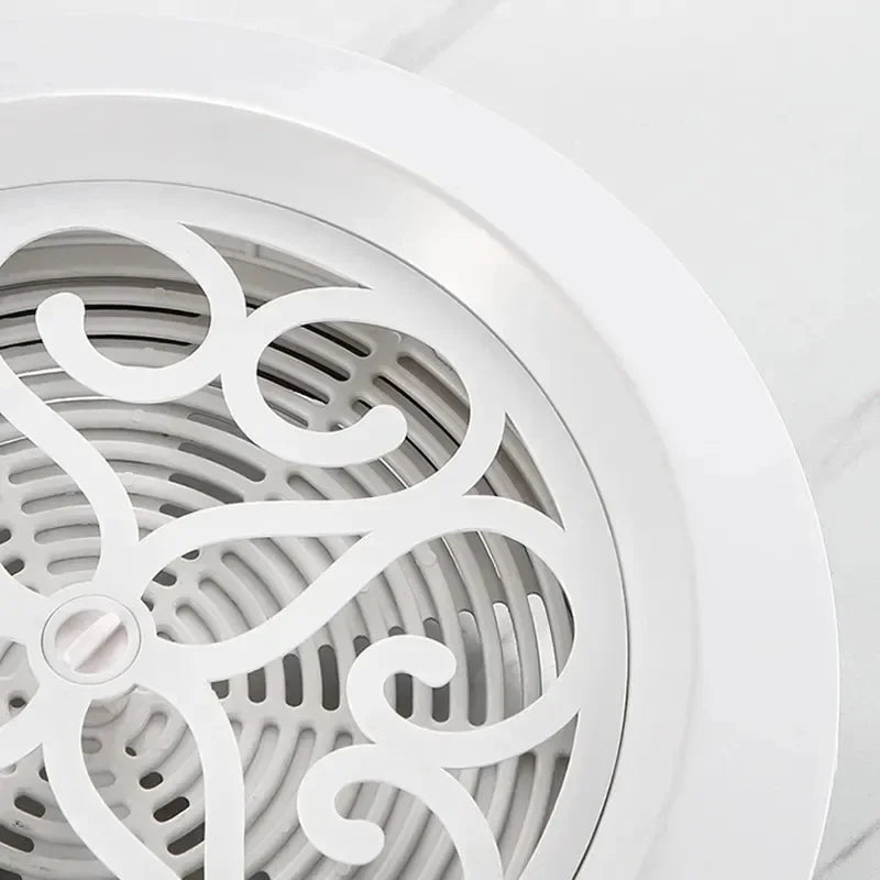 White Round Air Vent Louver Grille Cover Outlet Adjustable Exhaust Ducting Ventilation Grilles 75/100/125mm Oasis Select