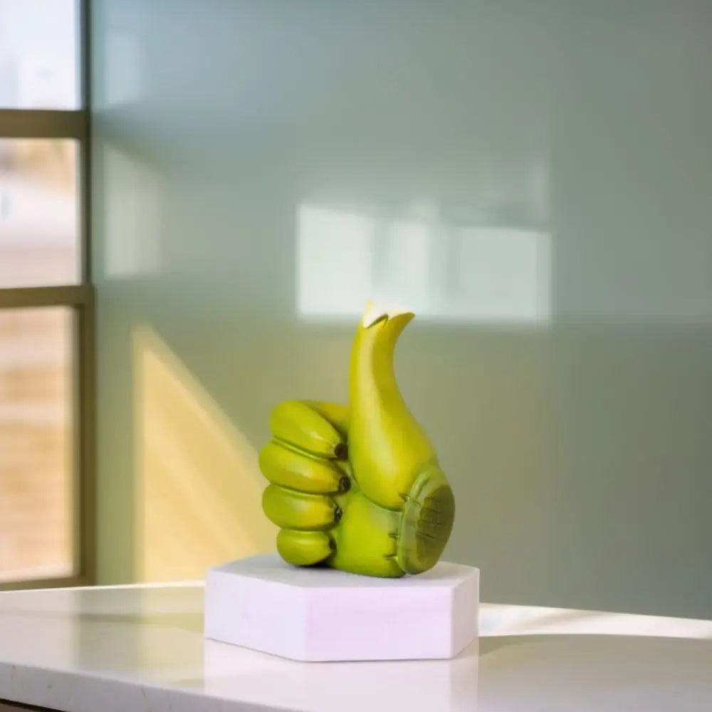 Creative Banana Points Like Hand Resin Crafts Decoration Home Decor Living Room Study Wine Cabinet Oasis Select Green