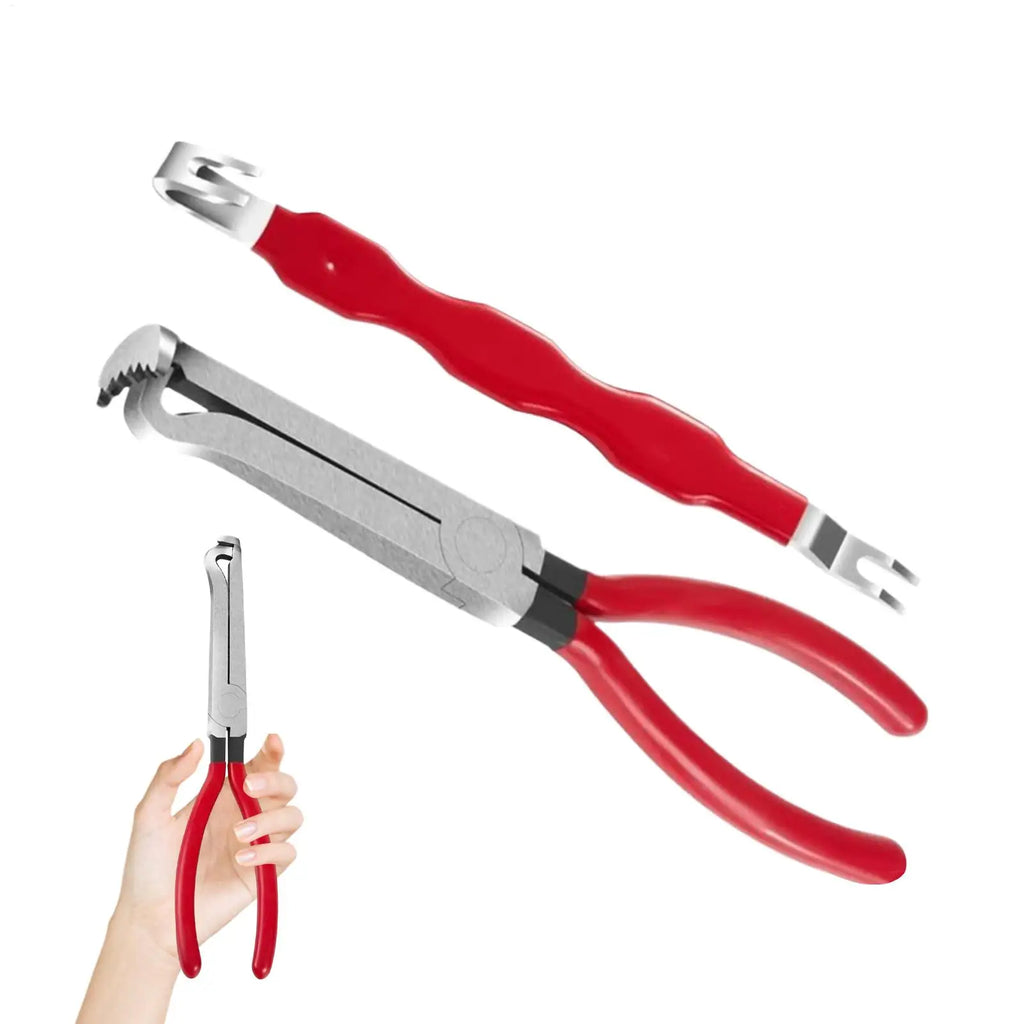 2Pcs Automotive Electrical Connector Disconnect Pliers Set Fuel Line Separator Wire Harness Angled Wire Cutter Removal tools Oasis Select