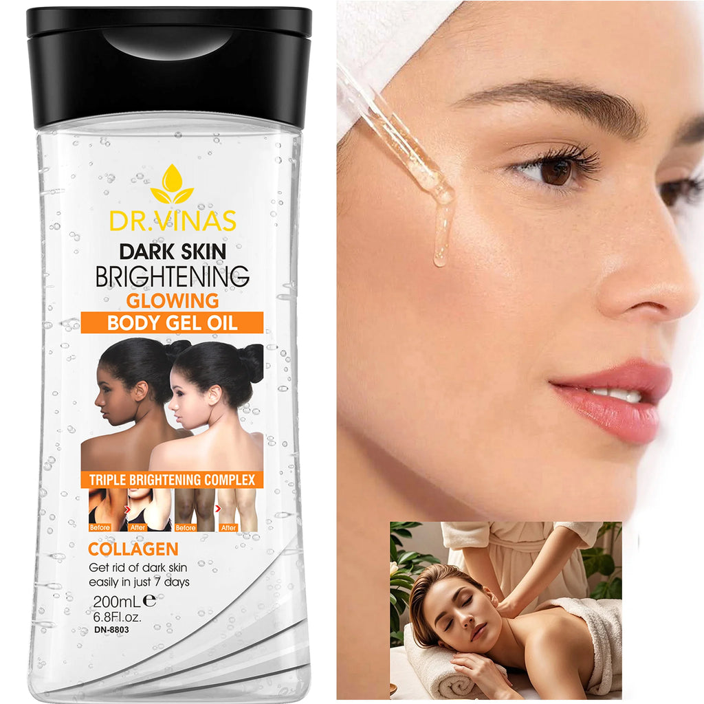 DR.DAVEY 200ml Brightening Body Gel Oil – Moisturizing Skin Care