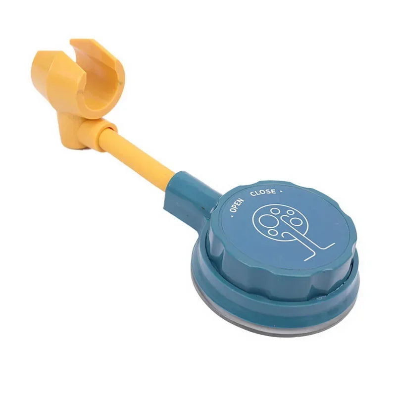 Adhesive Shower Head Mount Cartoon Design Shower Holder For Shower Head 360 Degree Adjustable Handheld Shower Head Holder Shower Oasis Select YELLOW