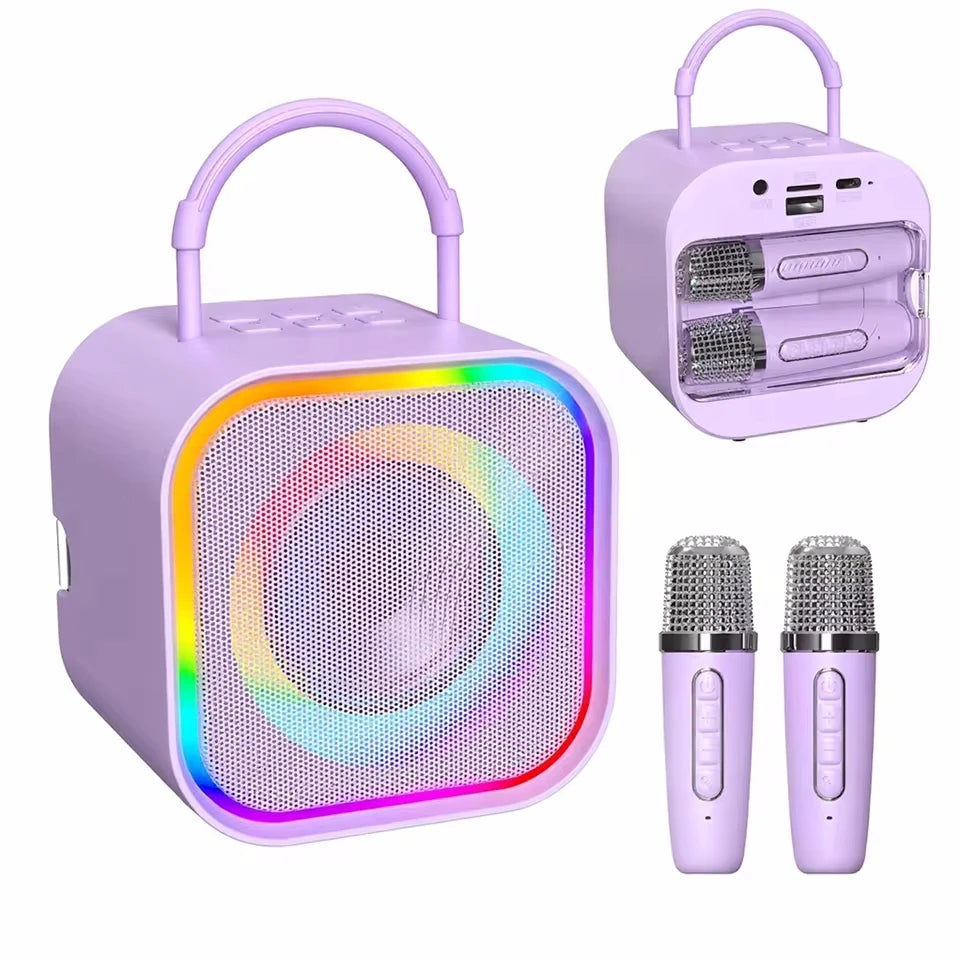 AyeBeau Dual Wireless Karaoke Machine & Bluetooth Speaker
