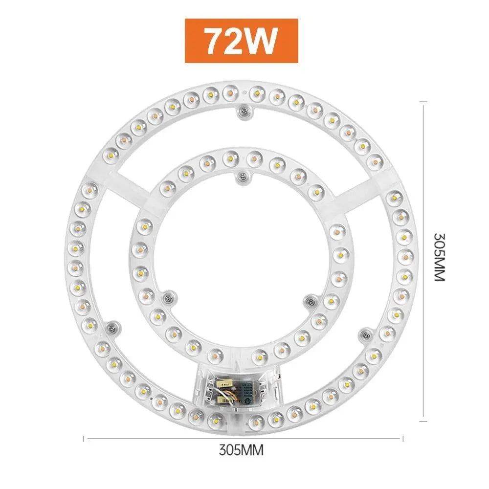 12W 18W 24W 36W 48W 72W Ceiling Lights Round Led Module Convenient Ceiling Lamp Dimmable Durable Ceiling Fan light Office Oasis Select 72W-3colors Light