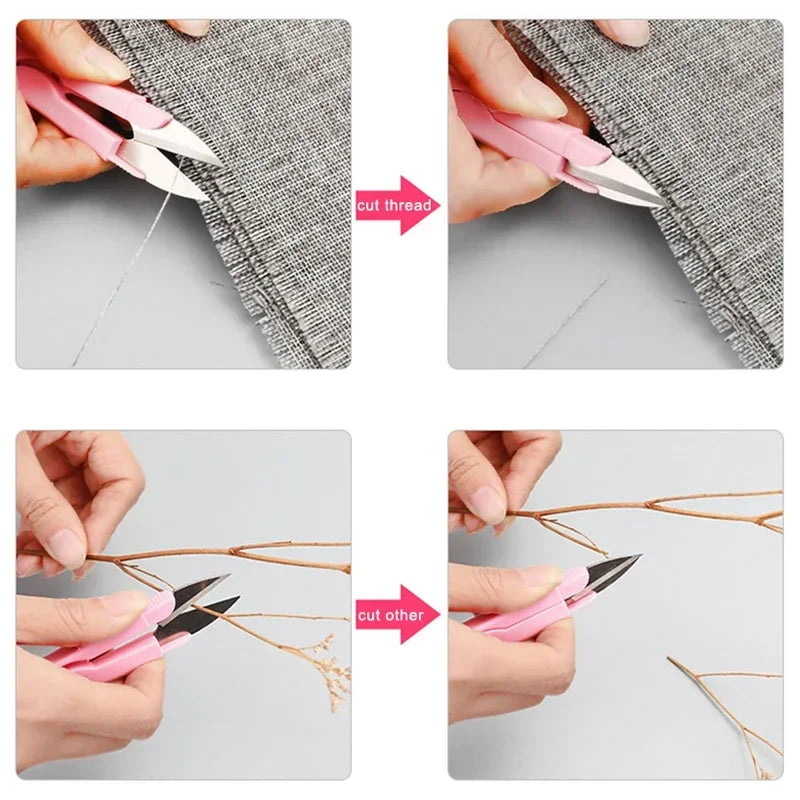 U-Shape Thread Scissors for Embroidery, Cross-Stitch & Sewing Thread Snip Scissors Oasis Select