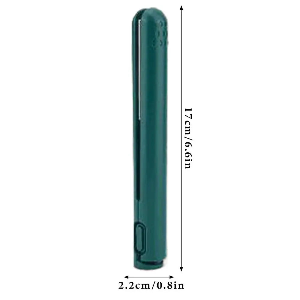 2-in-1 Mini Curling Iron & Straightener | Portable Travel 2-in-1 Hair Styler Oasis Select Green China Mainland