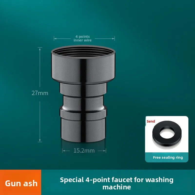 3/4" 1/2''Thread Connector Faucet Hose Tap Water Adapter Quick Connector Water Pipe Fittings Home Replacement Accessory Oasis Select G