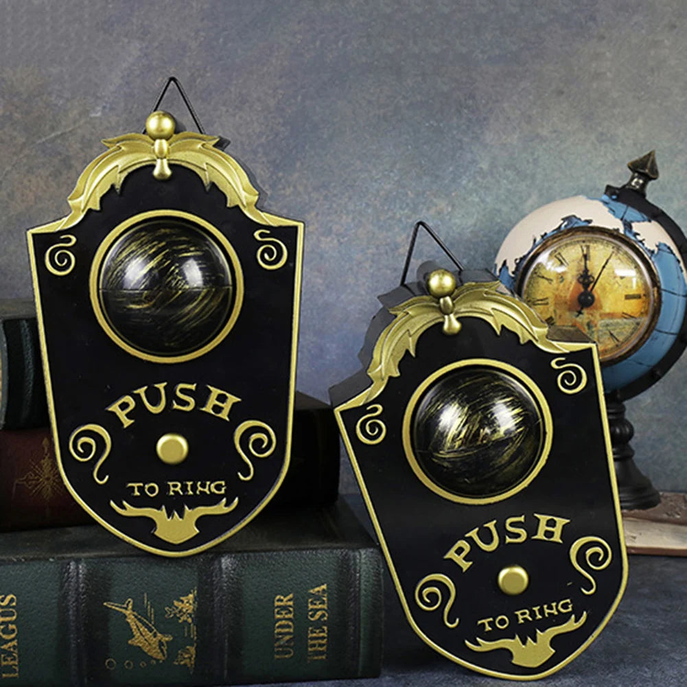Luminous One Eyed Doorbell Haunted Decorations Creepy Eyes Doorbell Horror Props Scary Doorbell with Sound Lights for Halloween Oasis Select