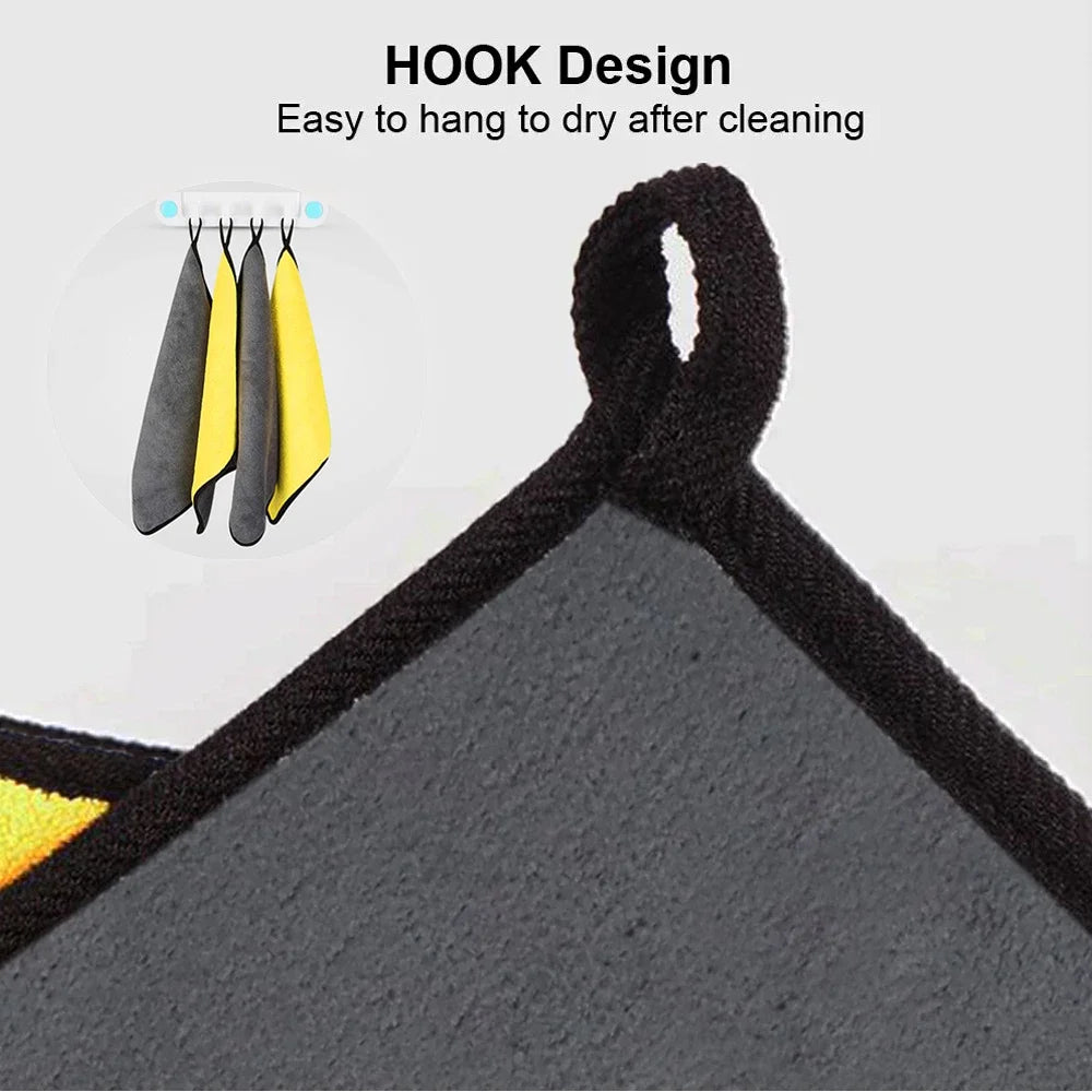 3/5/10Pcs Car Wash Microfiber Towel 30*30CM / 30*60cm Car Cleaning Drying Cloth Care Cloth Car Wash Towel Kitchen Towel Oasis Select