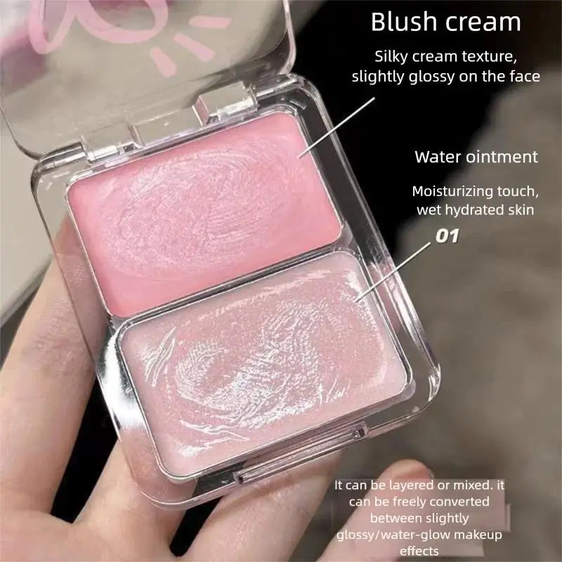Water Light Cream Blush – Hydrating Cheek Tint & Contour Cream Blush Oasis Select