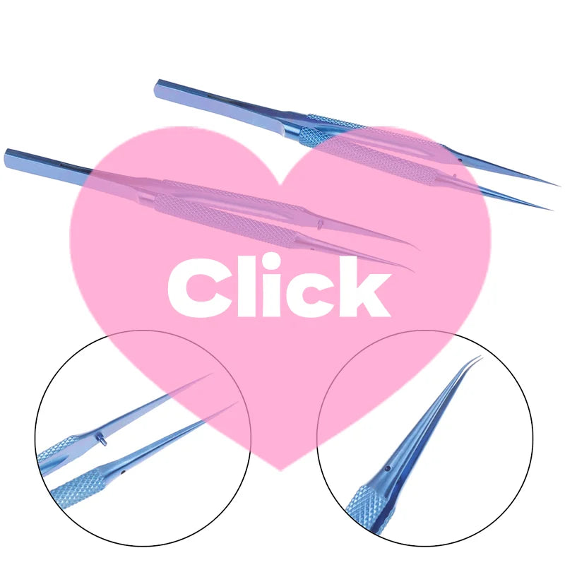 Titanium alloy tweezers repair tool 0.15mm edge precision fingerprint tweezers Oasis Select Curve