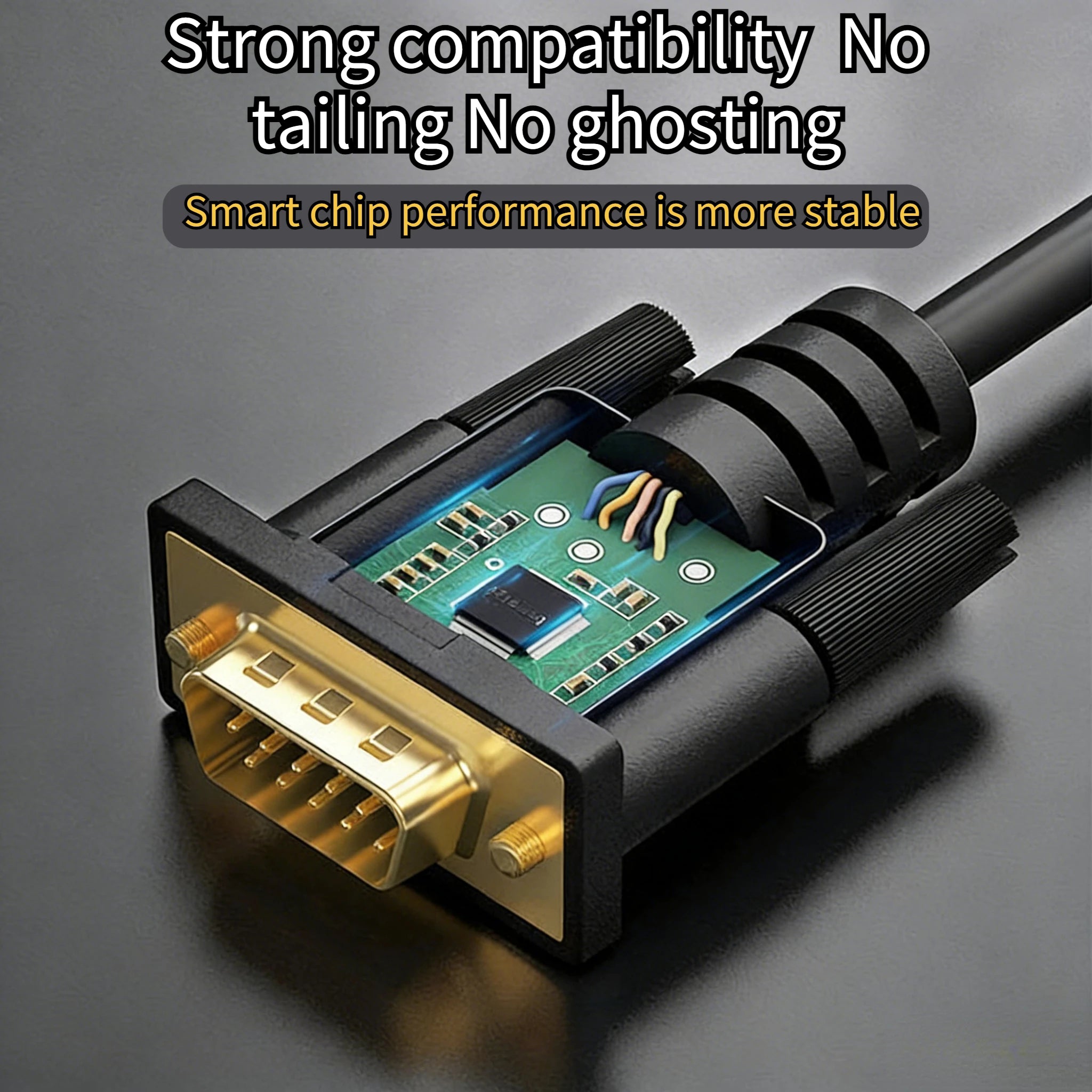 1080P HDMI to VGA Converter Cable – PC, PS4, Xbox, Laptop HDMI to VGA Cable Oasis Select