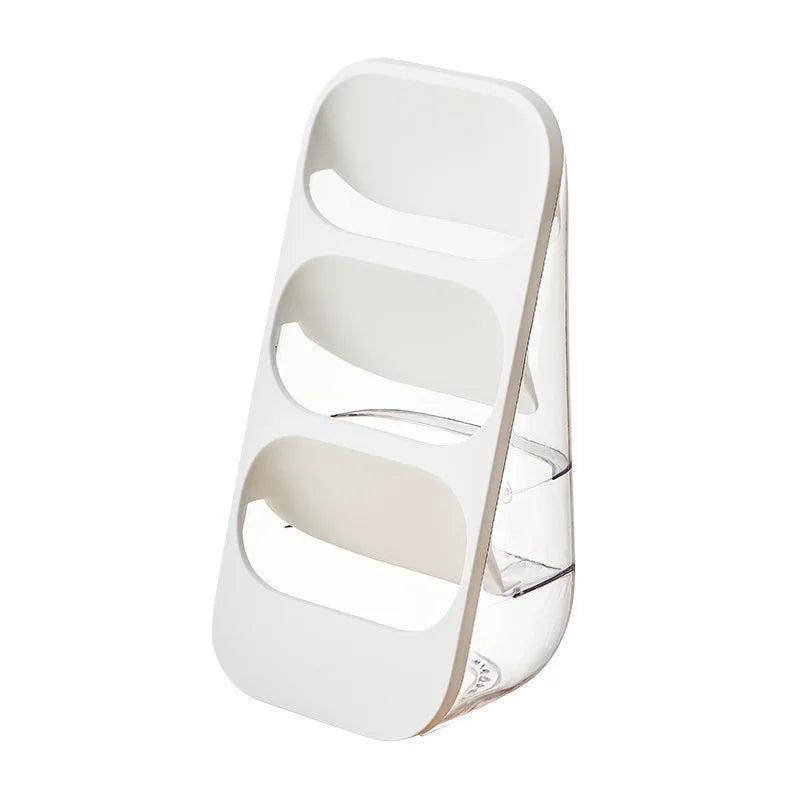 Cosmetics Storage Box - Large Capacity Countertop Storage Rack, Suitable for Dressing Table, Office Desk, Makeup Tool Storage Oasis Select WHITE