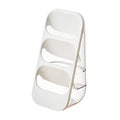 Cosmetics Storage Box - Large Capacity Countertop Storage Rack, Suitable for Dressing Table, Office Desk, Makeup Tool Storage Oasis Select WHITE