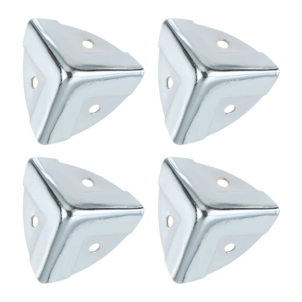 4Pcs Metal Corner Protectors for Tool Box, Flight Case & Luggage