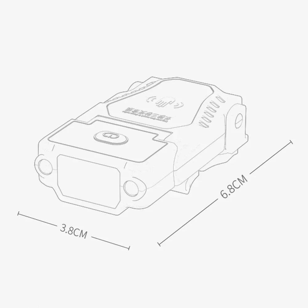Mini Sensor LED Headlamp Rechargeable Waterproof Headlight Flashlight for Camping Fishing Hat Cap Clip Torch 1-10PCS Oasis Select
