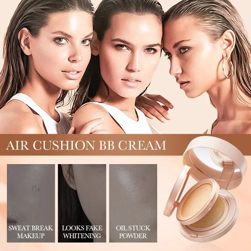Sadoer 2-in-1 Powder Cushion BB Cream – Brightening Concealer