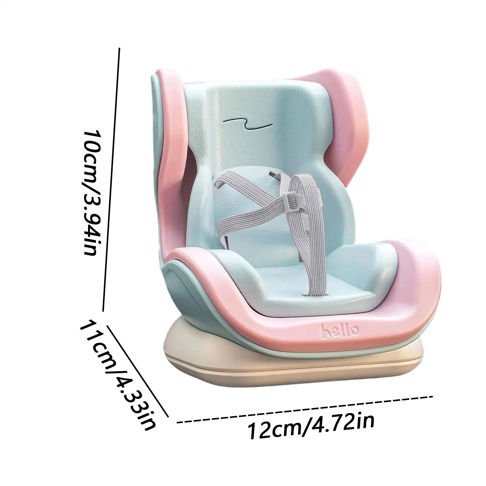 car Air Vent Doll Car Seat Stuffed Doll Seat for Car Desktop Ornament Plush Toy Carseat for Sedan Truck Creative Play Enthusiast Oasis Select