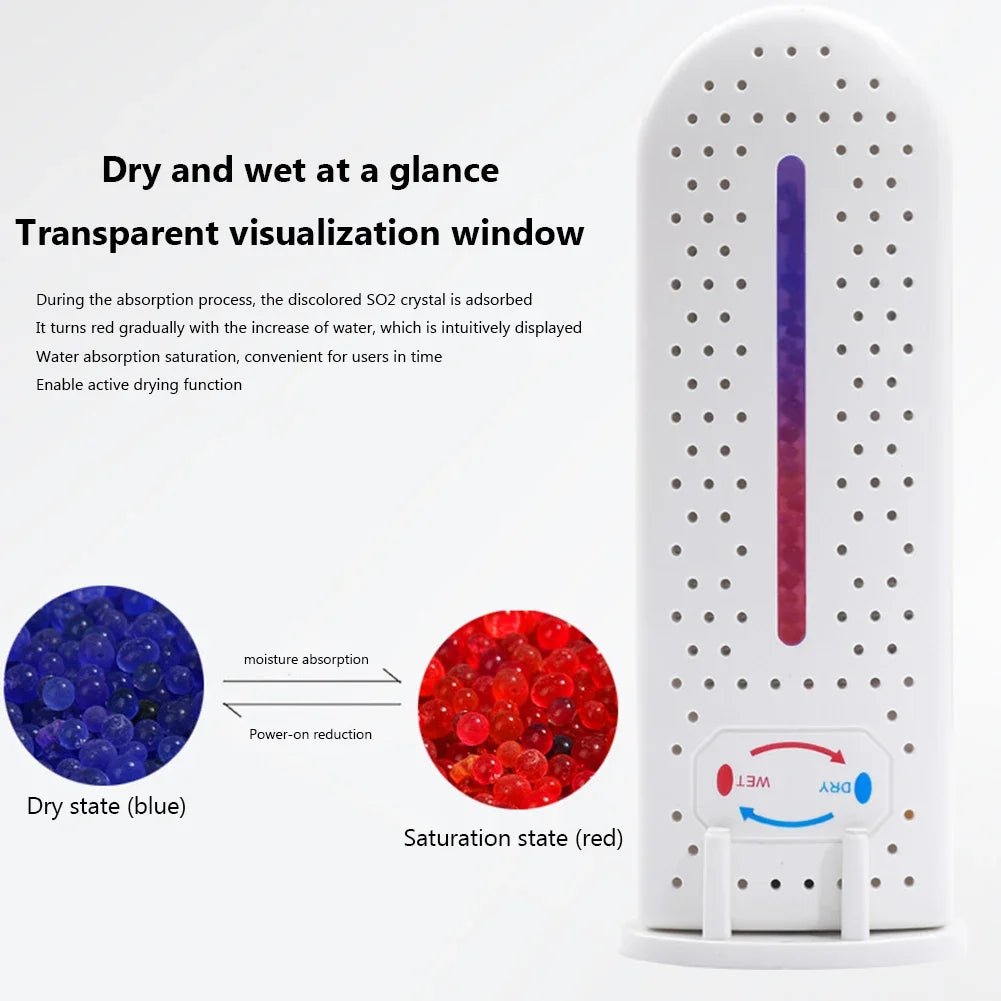 Moisture Absorber Energy Saving Electric Dehumidifier Fast Dry Clothes Mini Hygroscopic Comfortable for Home Room Office Kitchen Oasis Select