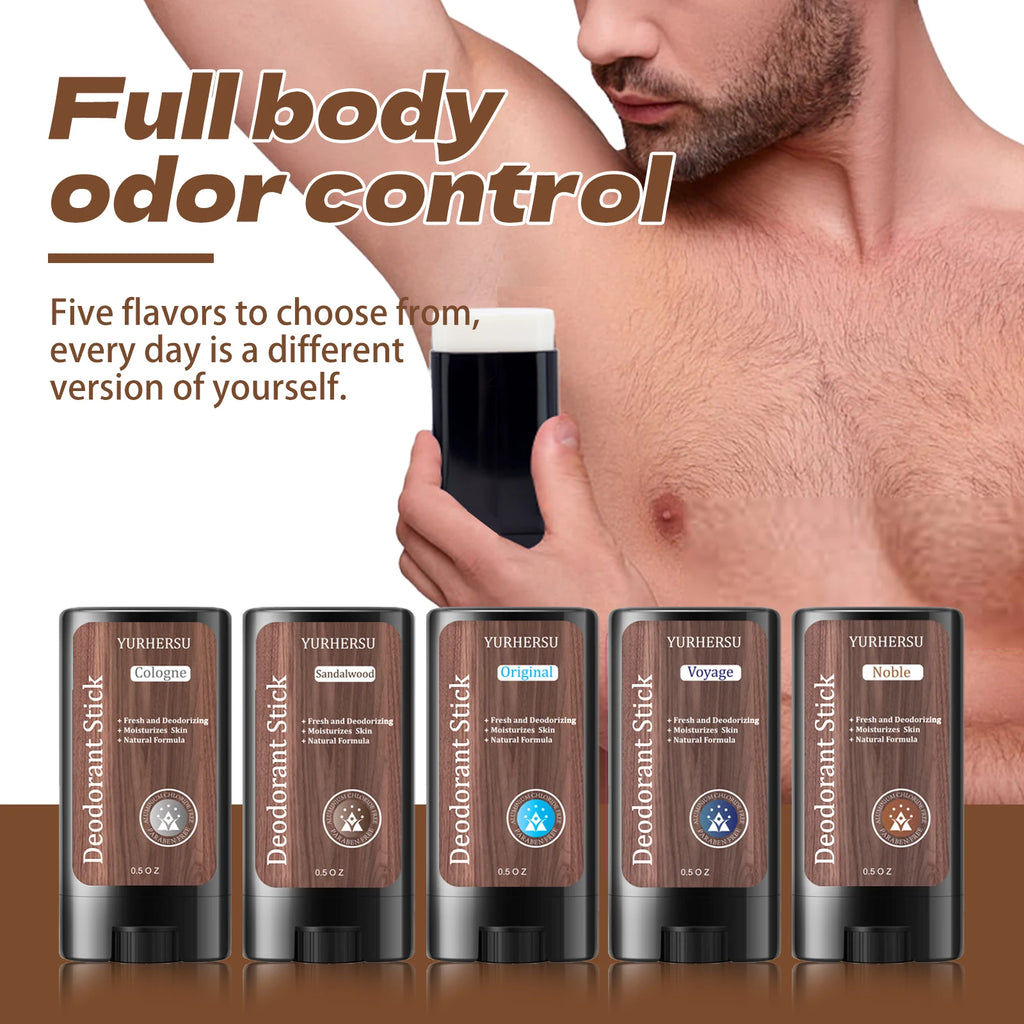 YURHERSU 5-Piece Deodorizing Body Cream Set – Unisex Fresh Deodorant Body Cream Oasis Select