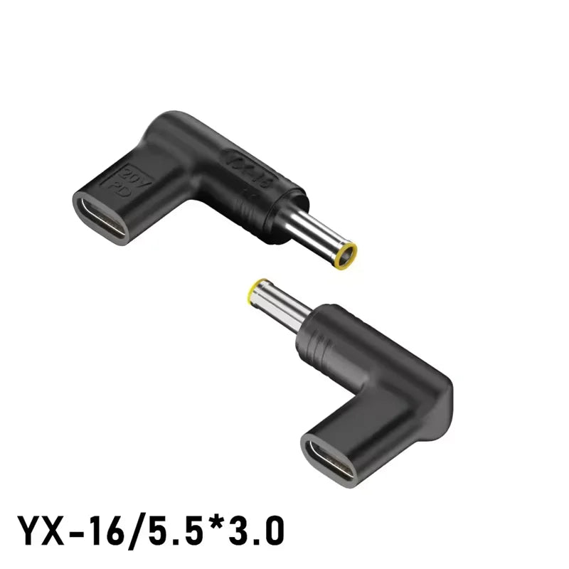 100W USB-C to DC Laptop Charger Adapter – HP Dell Asus Lenovo Laptop Charger Adapter Oasis Select 5.5-3.0mm