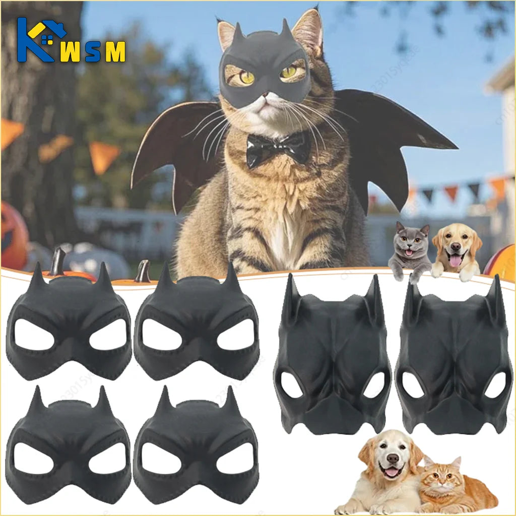 Pet Halloween Bat Mask Costume Set for Cats & Dogs | 1-10 PCS
