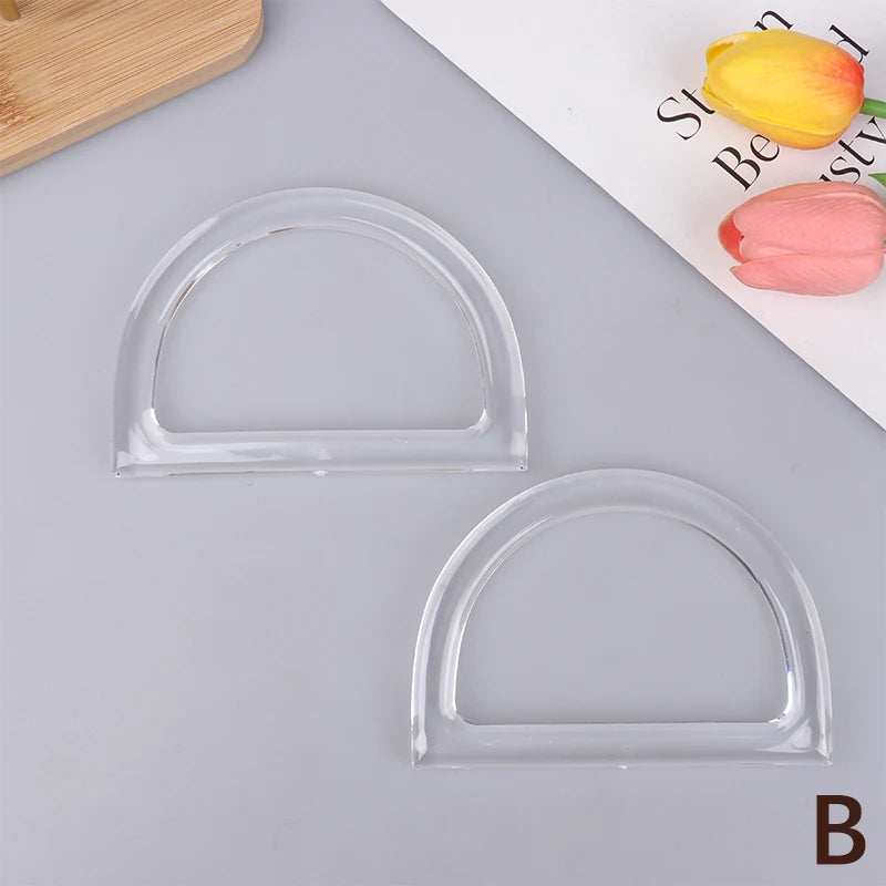 2Pcs D-Shape Bag Handles – DIY Purse & Crochet Bag Handles DIY Bag Handles Oasis Select B