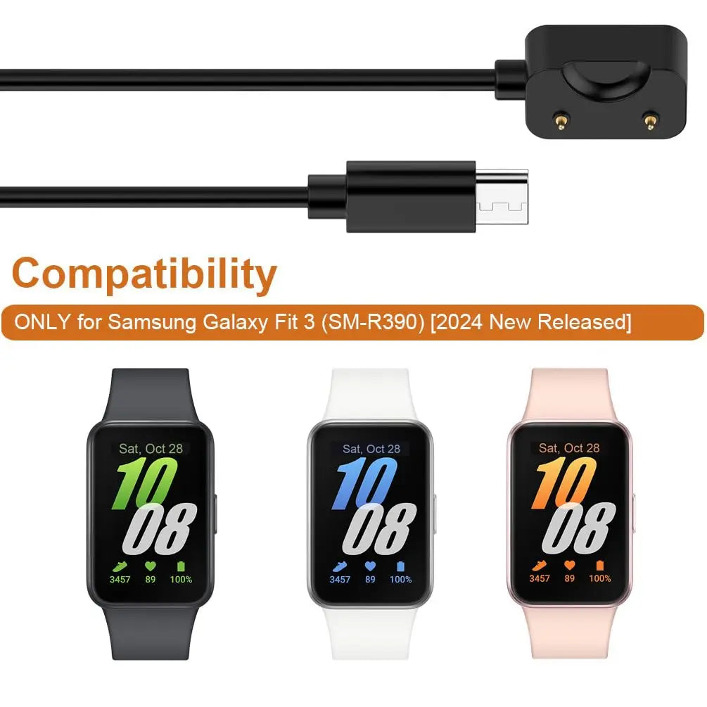 USB-C Magnetic Fast Charger Cable for Samsung Galaxy Fit 3 Smartwatch Charger Cable Oasis Select