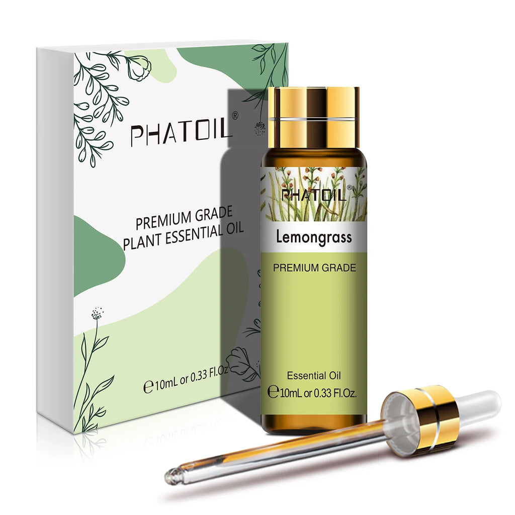 PHATOIL 10ml Pure Essential Oil – Diffuser, DIY & Aromatherapy