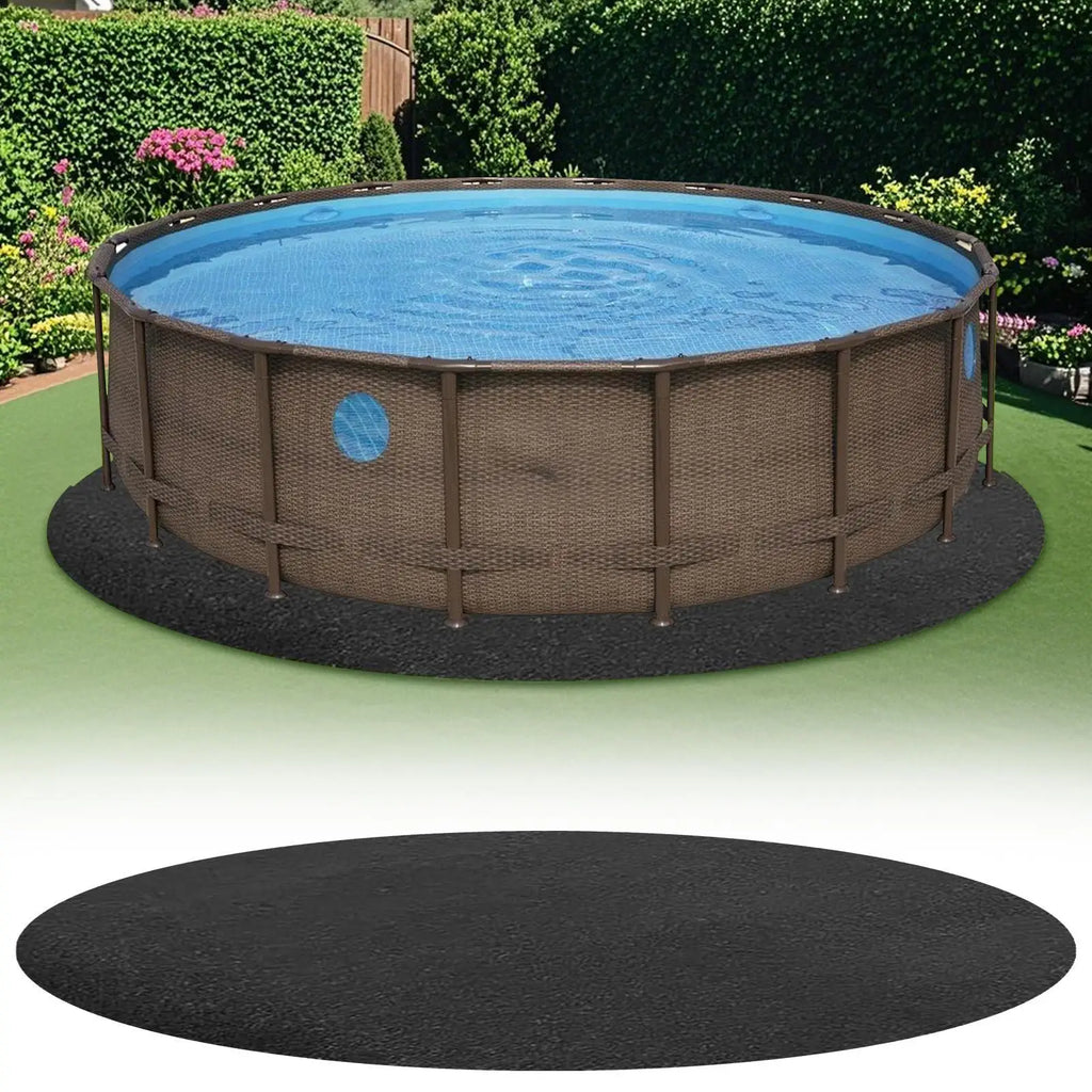 Round Tub Mat Over Ground Pool Protector Mat Puncture Protection Pad Non-Slip Outdoor Pool Protection Padding Pool Liner Pad Oasis Select