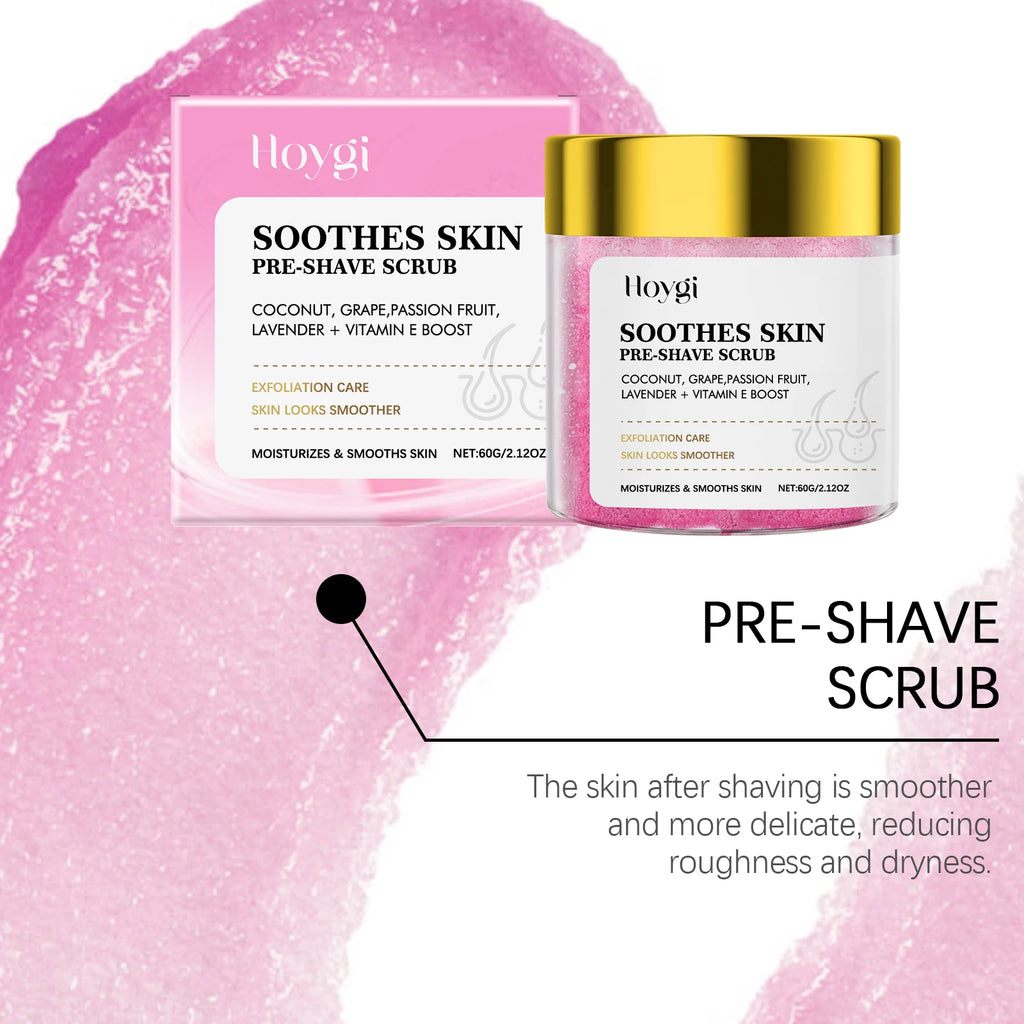 Pre Shave Scrub Exfoliation Remove Dead Skin Smoothing Moisturizing Gentle Cleansing Improve Roughness Skin After Shaving Care Oasis Select