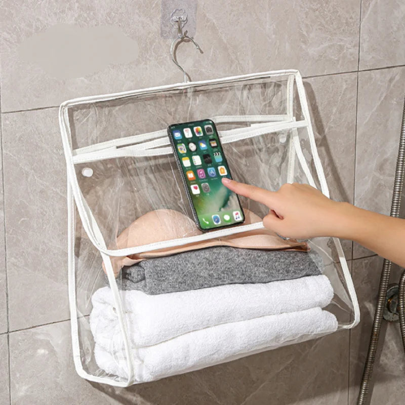 Waterproof PVC Hanging Storage Bag – Wall Mount Organizer