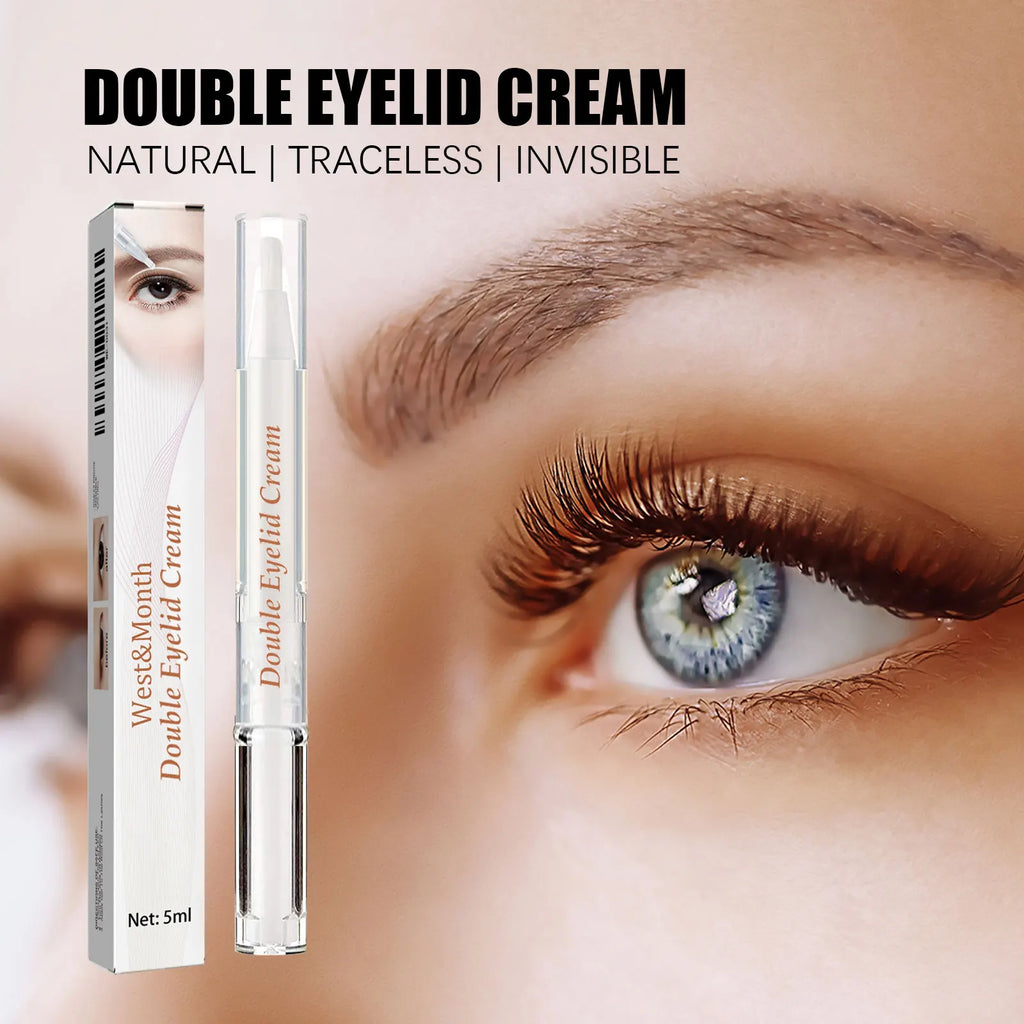 West Month Double Eyelid Setting Cream – Waterproof & Natural Eyelid Setting Cream Oasis Select
