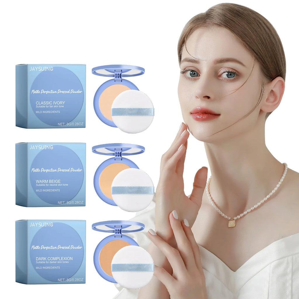 Lavender Setting Powder Oil Control Lock Makeup Reduce Facial Oil Shine Blur Pores Conceal Fine Lines Portable Foundation Makeup Oasis Select