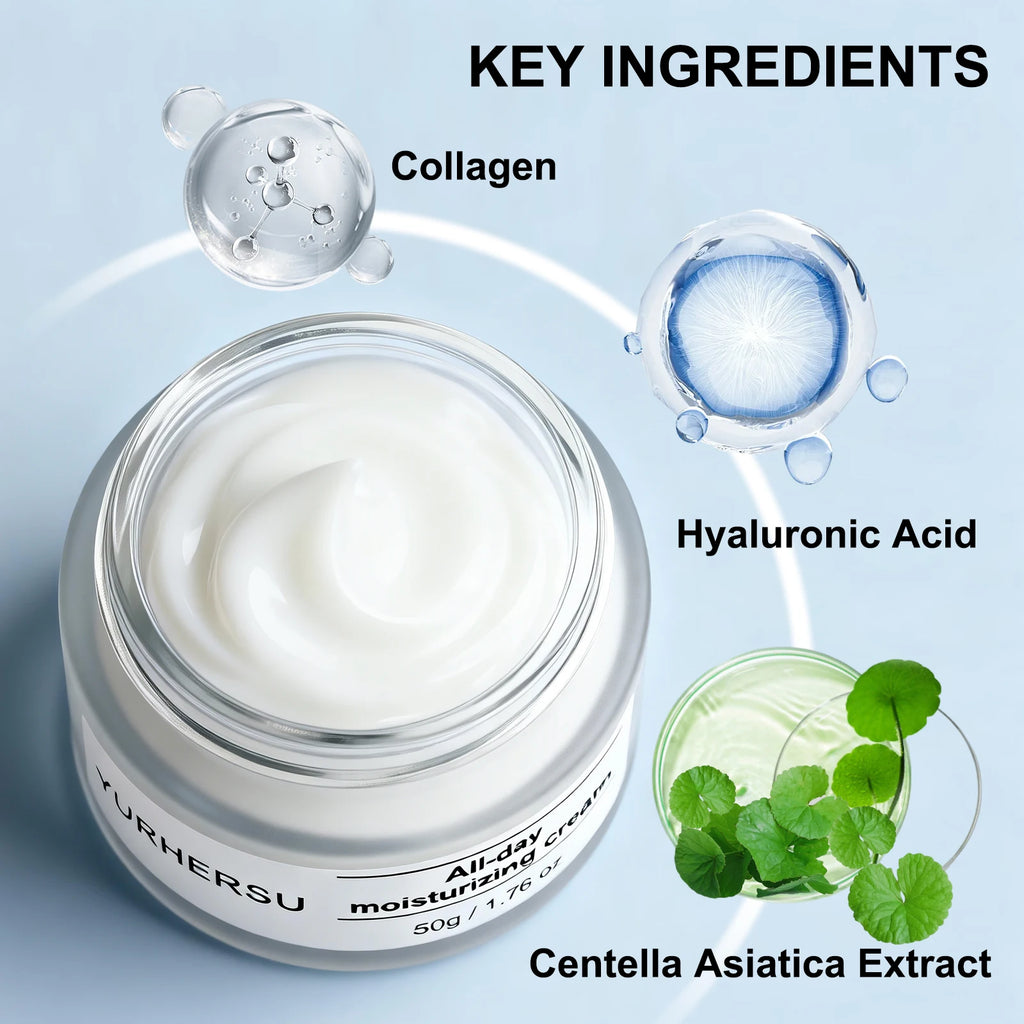 Hyaluronic Acid All Day Moisturizing Face Cream – 50g Face Moisturizing Cream Oasis Select