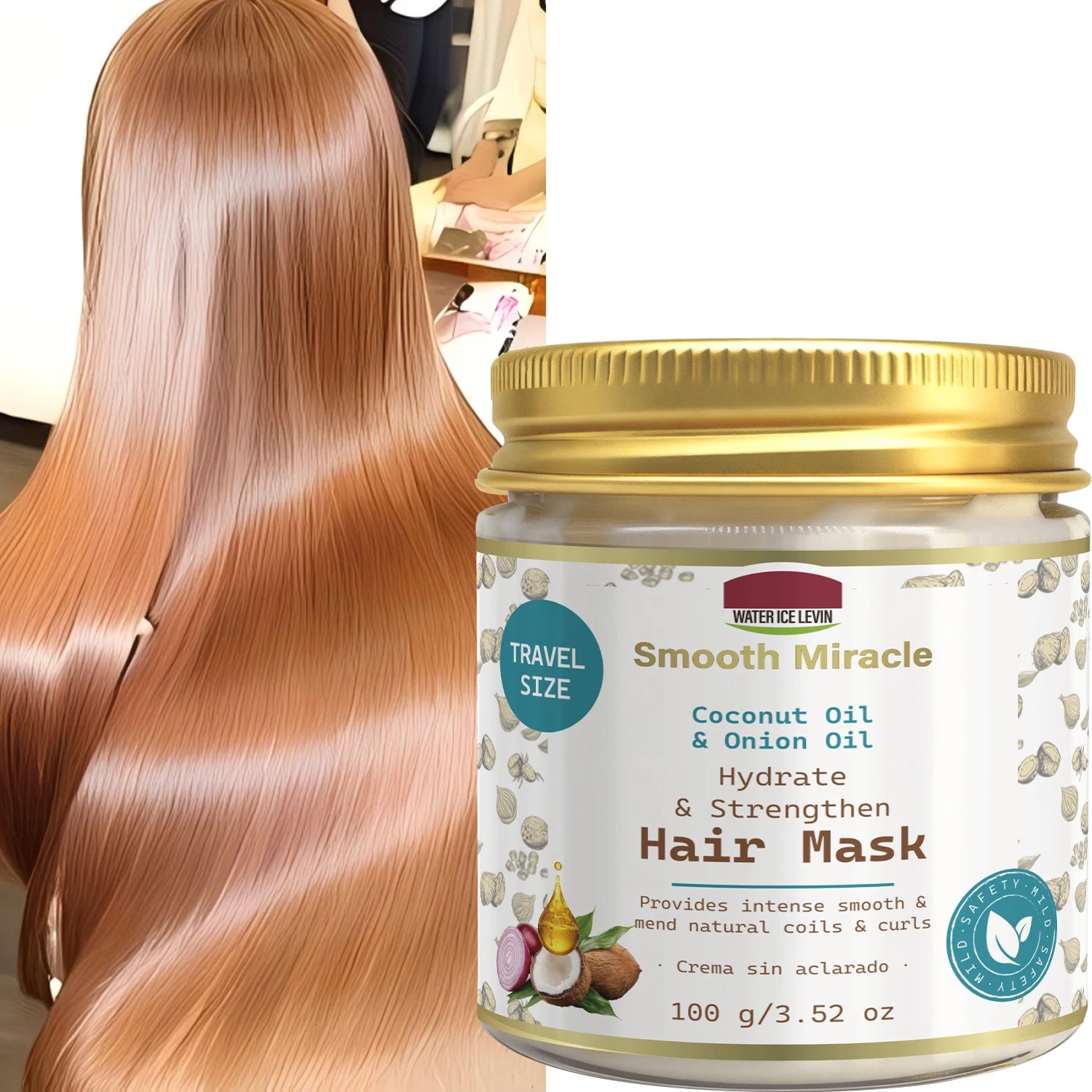 Coconut & Onion Oil Hair Mask – Hydrating & Strengthening Hair Treatment Mask Oasis Select