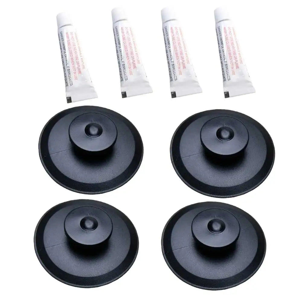 4pcs Inflatable Boat Pvc Round Edge Mount Patch Attachment for Rafts Dinghies Kayaks Gear Tie Down Hanging Accessory Mount Oasis Select