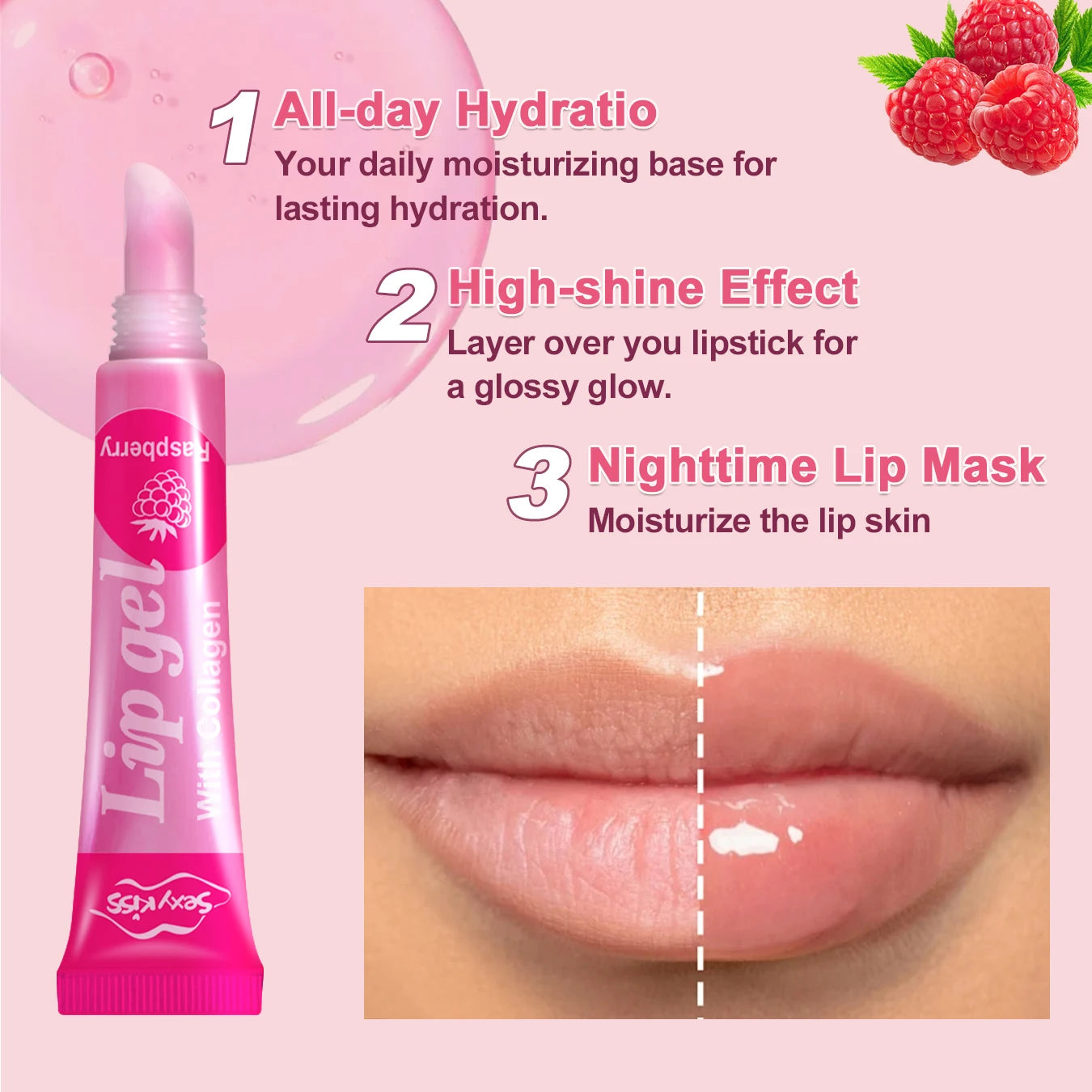 24PCS Luxury Gift Set Lip Balm Jelly Set Hydrating and Glossy for Dry Lips Valentine's Day Gifts Perfect Present for Oasis Select