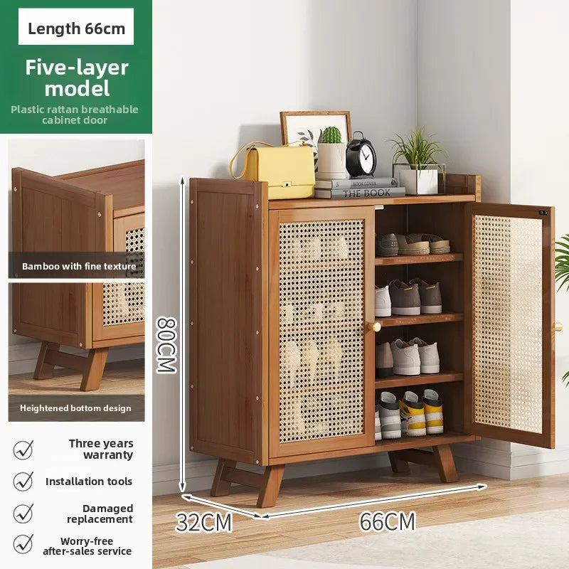 Shoe cabinet large-capacity shoe rack at the door of the house, for the corridor outside the door of the household Oasis Select
