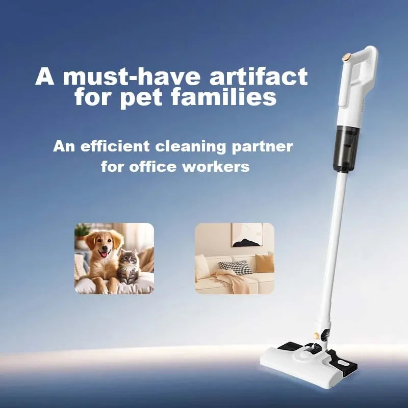 Wireless vertical handheld vacuum cleaner, 7000Pa strong suction, car/household vacuum cleaner, portable cleaner. Oasis Select