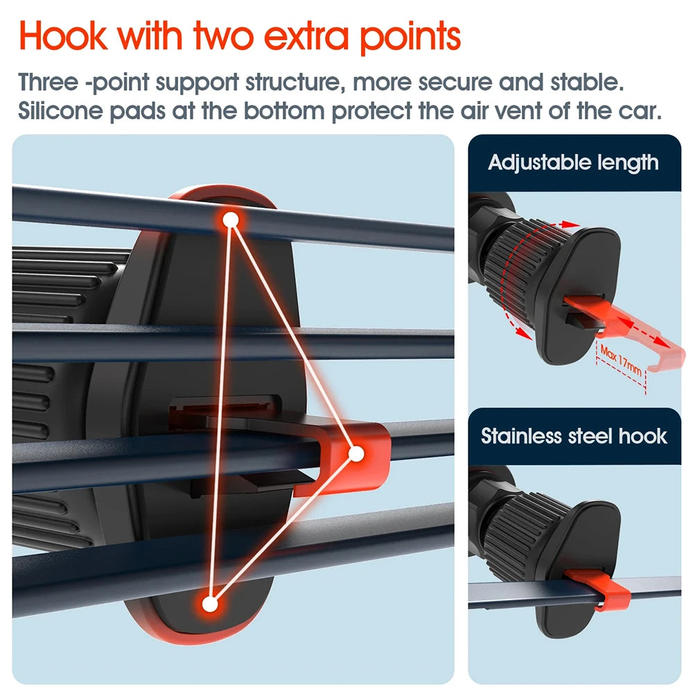 Car Phone Mount Vent Holder | Universal Smartphone Bracket