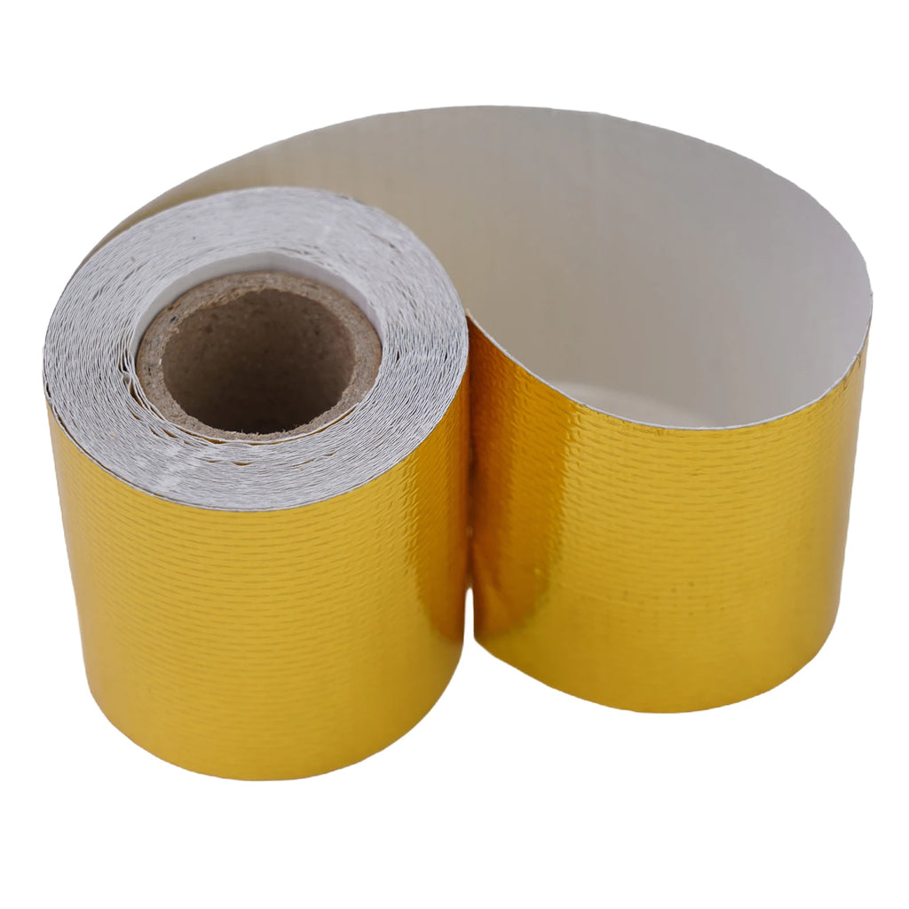5M Car Motorcycle Exhaust- Wrap Pipe Header Heat Insulation Roll Tape High Temperature Heat Insulation Shield Wrap Tape Oasis Select