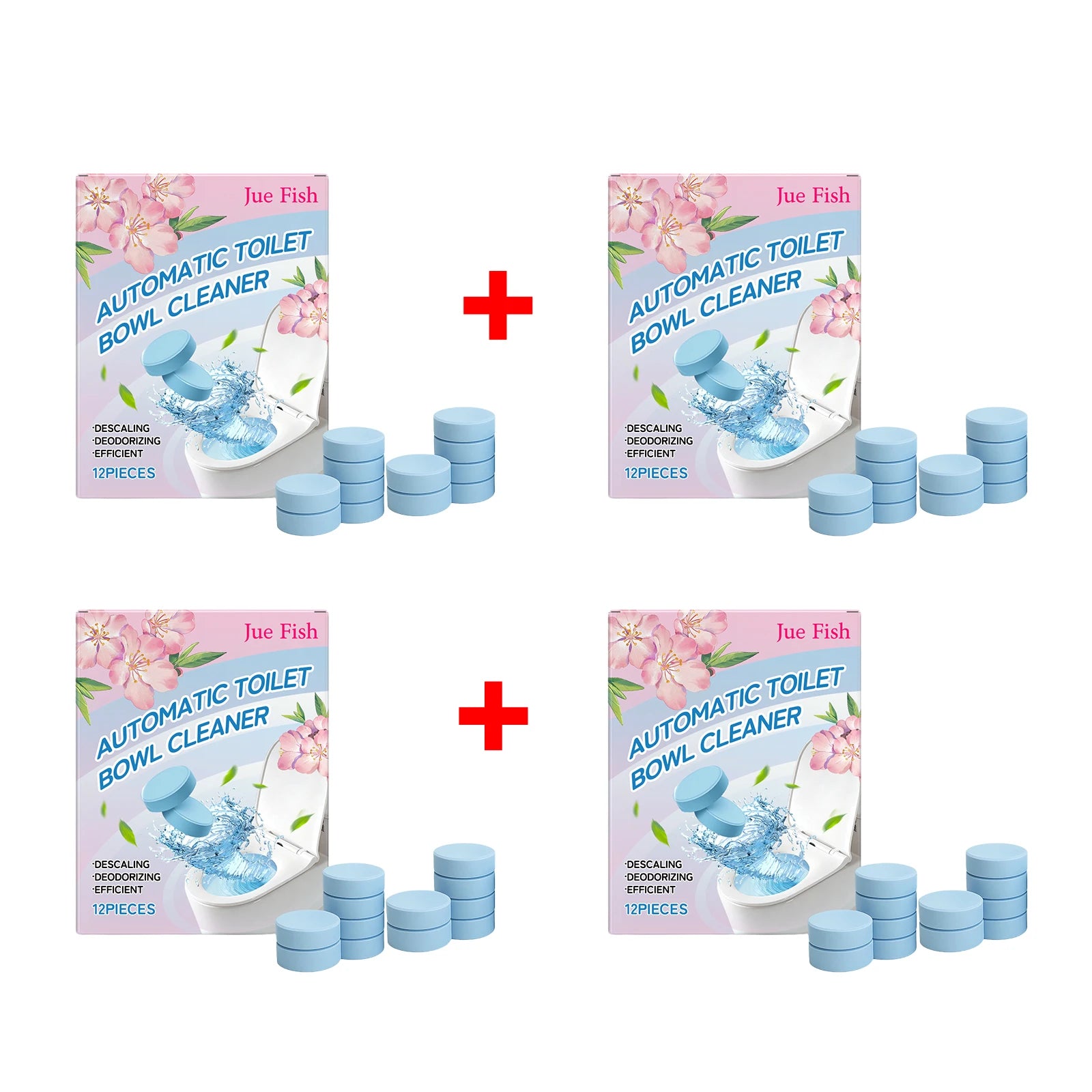 Toilet Cleaner Toilet Bowl Cleaner Descaling Deodorizing Remove Odor Dirt Urine Stains Hard Water Stains Elimination Oasis Select 4 X 12pcs boxed
