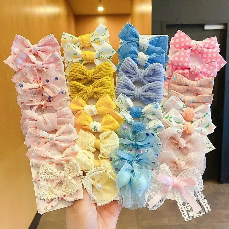 10pcs Aesthetic Hair Scrunchies – Cute Elastic Hair Ties, Soft Fabric Hair Bands, Stylish Headbands for Everyday Wear Oasis Select